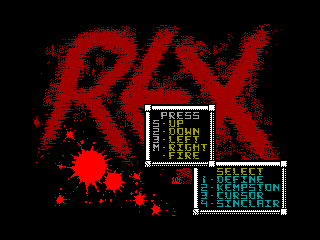 REX 1 — ZX SPECTRUM GAME ИГРА