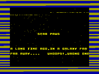 Star Paws — ZX SPECTRUM GAME ИГРА