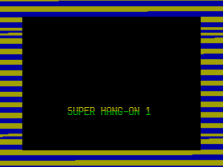 Super Hang-On — ZX SPECTRUM GAME ИГРА