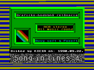 Song in Lines 4 — ZX SPECTRUM GAME ИГРА