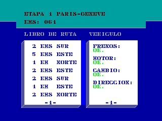 Paris-Dakar — ZX SPECTRUM GAME ИГРА