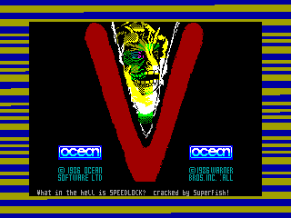 V — ZX SPECTRUM GAME ИГРА