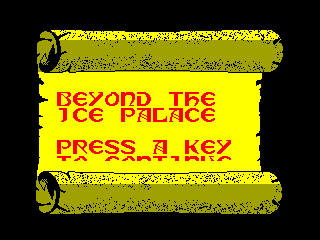 Beyond the Ice Palace — ZX SPECTRUM GAME ИГРА