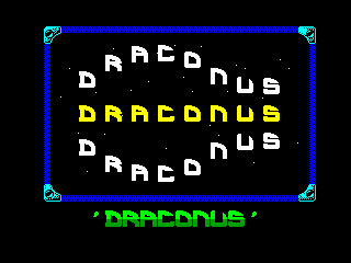 Draconus — ZX SPECTRUM GAME ИГРА