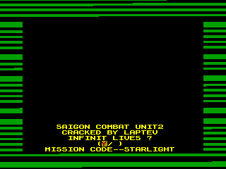 SAIGON COMBAT UNIT 2 — ZX SPECTRUM GAME ИГРА