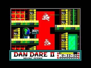 Dan Dare II: Mekon's Revenge — ZX SPECTRUM GAME ИГРА