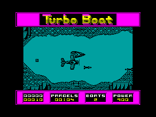 Turbo Boat Simulator — ZX SPECTRUM GAME ИГРА