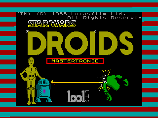 Star Wars Droids — ZX SPECTRUM GAME ИГРА