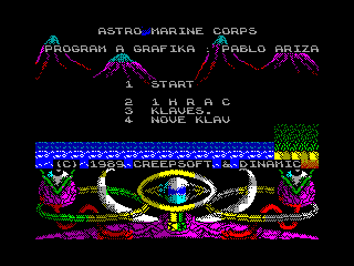 ASTRO MARINE CORPS 1 — ZX SPECTRUM GAME ИГРА