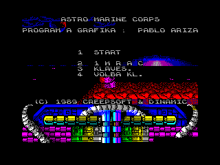 ASTRO MARINE CORPS 2 — ZX SPECTRUM GAME ИГРА