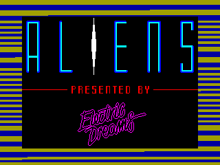 ALIENS — ZX SPECTRUM GAME ИГРА