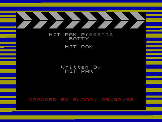 BATTY — ZX SPECTRUM GAME ИГРА