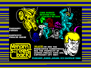 MASK III: VENOM Strikes Back — ZX SPECTRUM GAME ИГРА