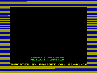 Action Fighter — ZX SPECTRUM GAME ИГРА