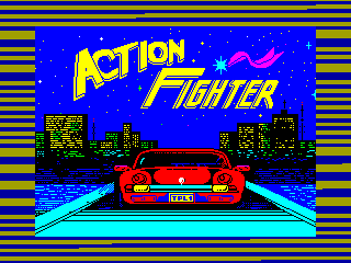 Action Fighter — ZX SPECTRUM GAME ИГРА