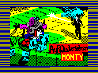 MONTY ON THE RUN — ZX SPECTRUM GAME ИГРА
