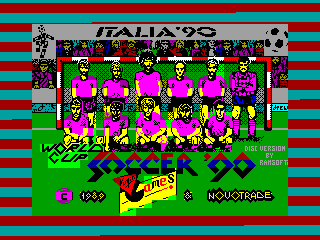 Italia '90 - World Cup Soccer — ZX SPECTRUM GAME ИГРА