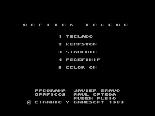 CAPTAIN TRUENO 1 — ZX SPECTRUM GAME ИГРА