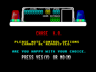 CHASE H.Q — ZX SPECTRUM GAME ИГРА