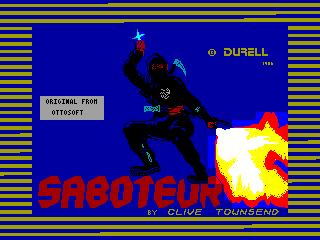 SABOTEUR 1 — ZX SPECTRUM GAME ИГРА