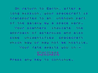 DEEP SPACE — ZX SPECTRUM GAME ИГРА