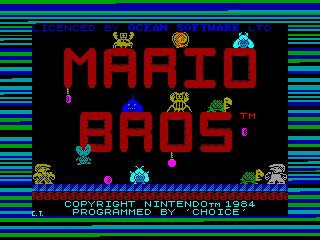 Mario Bros — ZX SPECTRUM GAME ИГРА