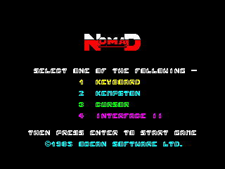 N.O.M.A.D. — ZX SPECTRUM GAME ИГРА