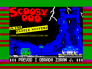 SCOOBY DOO CASTLE — ZX SPECTRUM GAME ИГРА