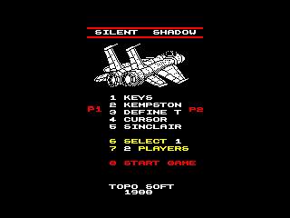 SILENT SHADOW — ZX SPECTRUM GAME ИГРА