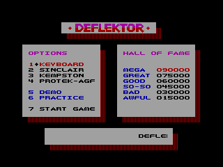 Deflektor — ZX SPECTRUM GAME ИГРА