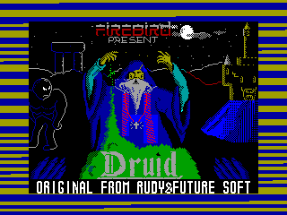 Druid — ZX SPECTRUM GAME ИГРА