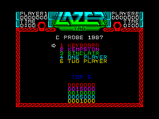 Lazer Tag — ZX SPECTRUM GAME ИГРА