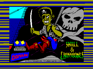 SKULL & CROSSBONES — ZX SPECTRUM GAME ИГРА