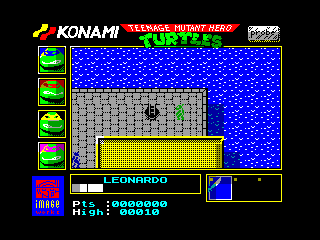 TEENAGE MUTANT HERO TURTLES 1 — ZX SPECTRUM GAME ИГРА