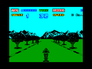 Enduro Racer — ZX SPECTRUM GAME ИГРА