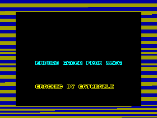 Enduro Racer — ZX SPECTRUM GAME ИГРА