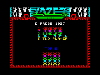 Lazer Tag — ZX SPECTRUM GAME ИГРА