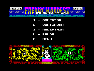 Freddy Hardest en Manhattan Sur — ZX SPECTRUM GAME ИГРА