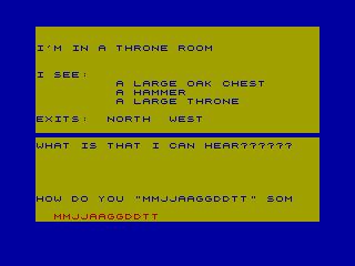 THE CASTLE — ZX SPECTRUM GAME ИГРА