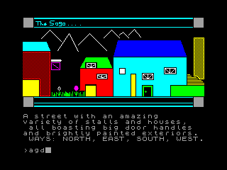 THE SAGA — ZX SPECTRUM GAME ИГРА