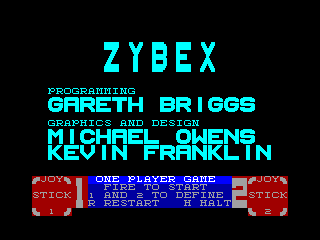 Zybex — ZX SPECTRUM GAME ИГРА