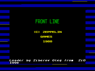 Frontline — ZX SPECTRUM GAME ИГРА