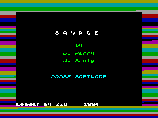 Savage — ZX SPECTRUM GAME ИГРА