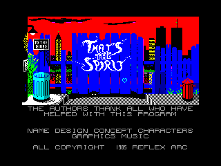 That's the Spirit — ZX SPECTRUM GAME ИГРА