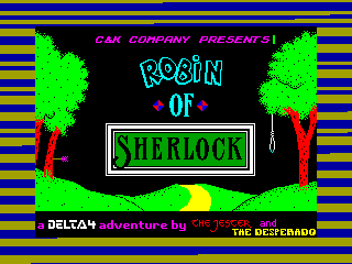 Robin of Sherlock — ZX SPECTRUM GAME ИГРА