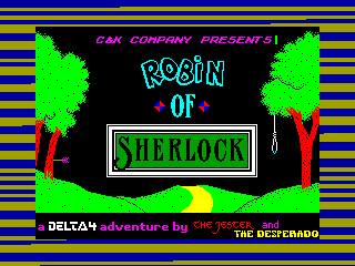 Robin of Sherlock — ZX SPECTRUM GAME ИГРА