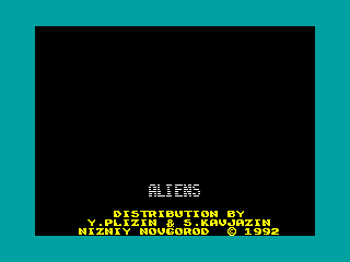 ALIENS — ZX SPECTRUM GAME ИГРА