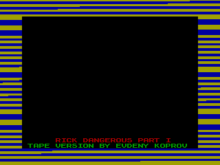 Rick Dangerous — ZX SPECTRUM GAME ИГРА