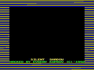 SILENT SHADOW — ZX SPECTRUM GAME ИГРА