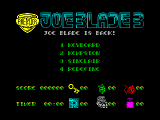 Joe Blade III — ZX SPECTRUM GAME ИГРА